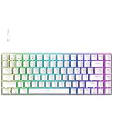 FOXXRAY HKM-S93 Wired Mechanical Gaming Keyboard, Compact 75% Small Size Keyboard for PC, 84 Keys...