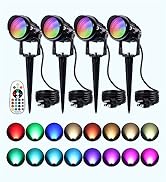 4 Pack Color Changing Landscape Lights
