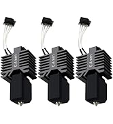 3PCS P1P/P1S Hotend Upgraded Integrated 0.4mm Ceramic Assembled Extruder Printhead Kit (No Leakag...