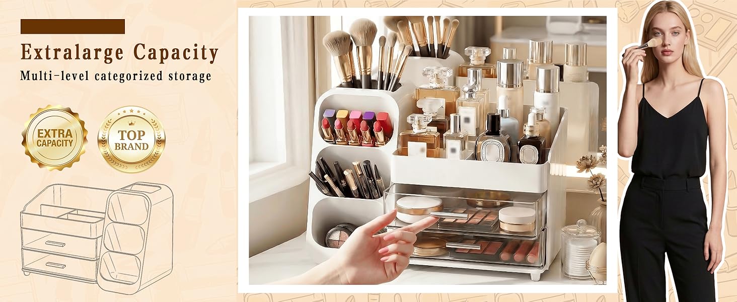 makeup organizer