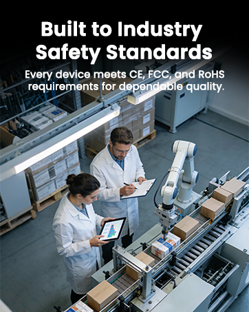 Built to Industry Safety Standards