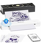 Phomemo TP81 (Upgraded) Wireless Tattoo Stencil Printer, Thermal Tattoo Printer with 10pcs Transf...