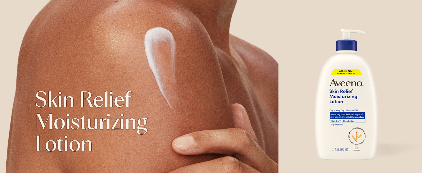 Skin relief moisturizing lotion