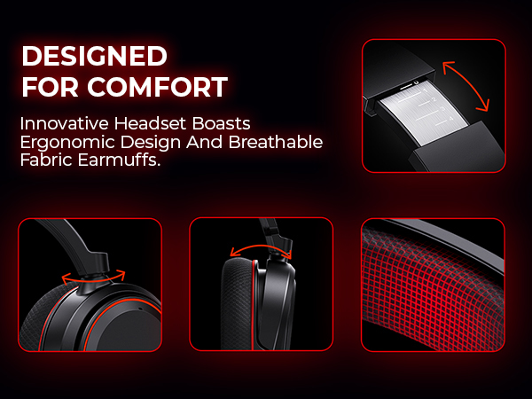Ergonomic Design for Wireless Gaming Headset