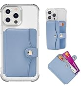 M-Plateau Wallet for Men, Slim Wallet for Back of Phone 3M Adhesive Credit Card Holder for iPhone...
