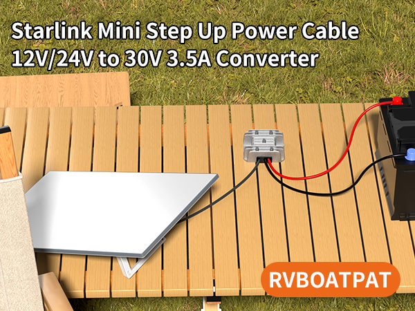 Starlink Mini 12V Adapter DC Step Up Converter