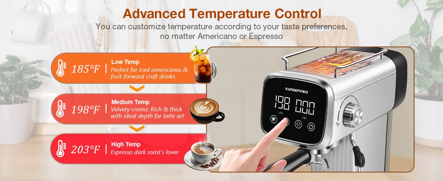 coffee machine with espresso maker