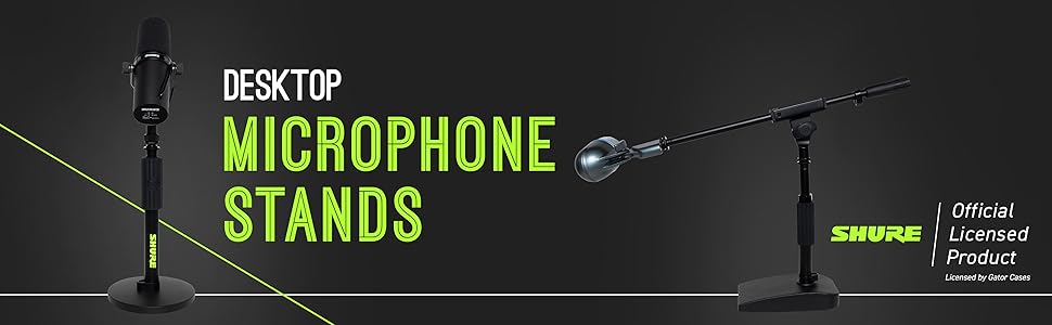 SHURE Desktop Microphone Stands