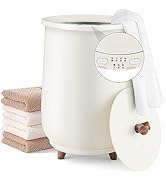 Tangkula Towel Warmer Bucket, 23L Large Luxury Bucket-Style Towel Warmer w/Fragrant Disc Holder, ...