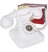 Sangyn Retro Landline Telephone, Vintage Corded Desk Phone, Ringer Adjustable Old Fashioned Landl...
