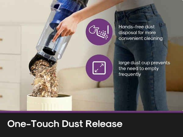 One-Touch Dust Release