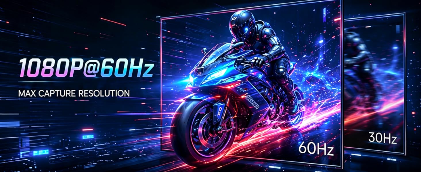 Max Capture Resolution: 1080P@60Hz