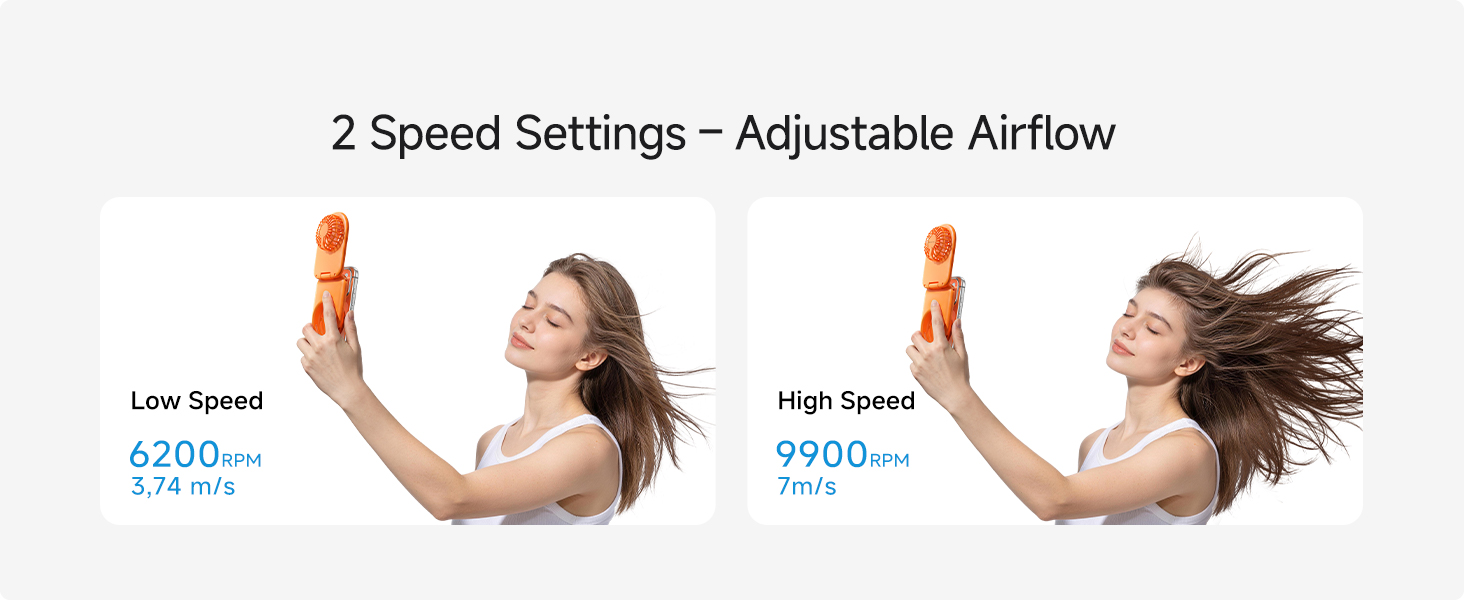 Magnetic phone fan