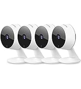 LaView Security Cameras 4pcs, Home Security Camera Indoor 1080P, Wi-Fi Cameras Wired for Pet, Mot...
