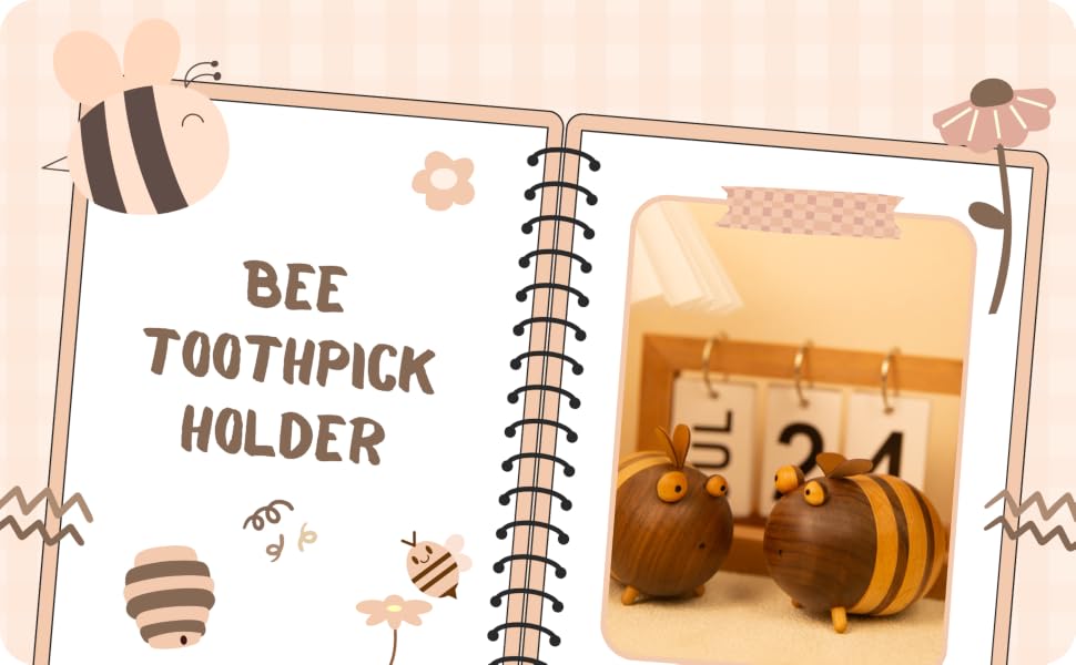 Bee Toothpick Holder