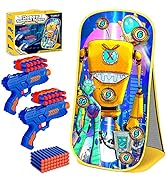 YEEBAY Shooting Game Toy for Age 5, 6, 7, 8, 9, 10+ Years Old Kids, Boys - 2pk Foam Bullets Toy G...