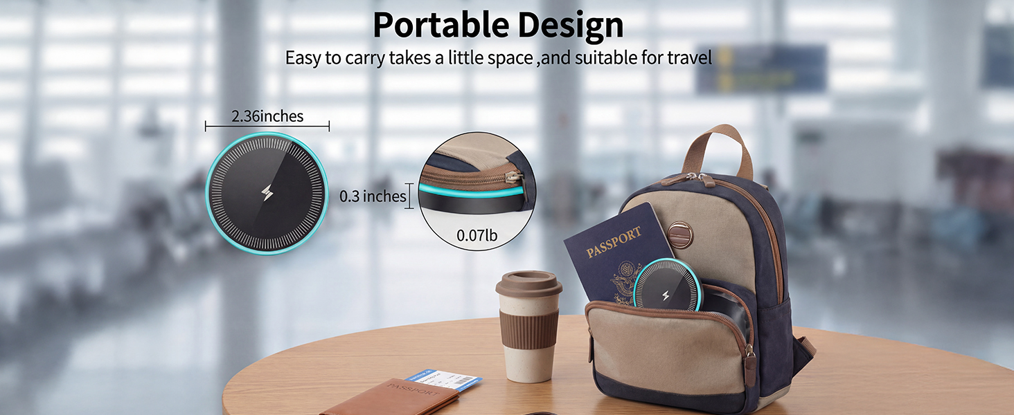 Portable Design Easy to carry takes a little space and suitable for travel
