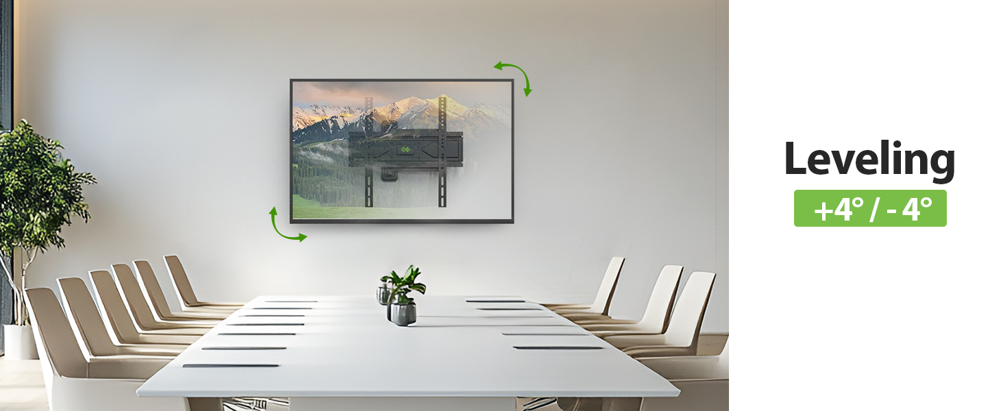 Leveling adjustment tv wall mount