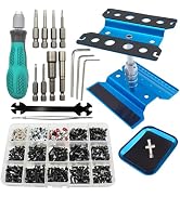 RC Car Repair Work Stand Repair Tool Set 360 Degree Rotation and 523 PCS RC Screws Kit &amp; RC Screw...