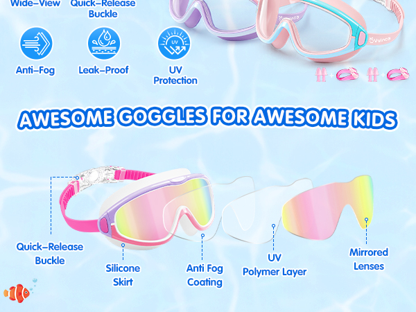 Kids Swim Goggles