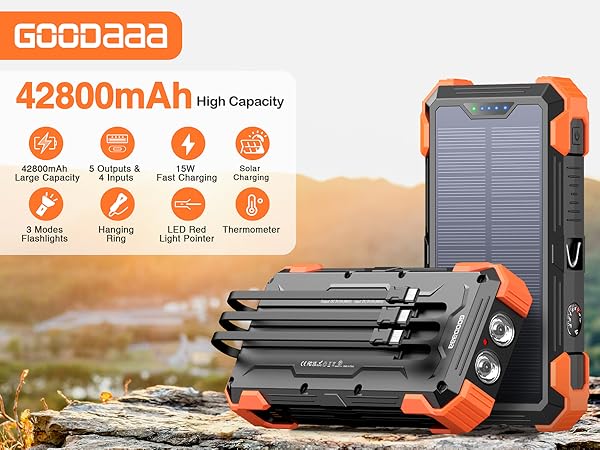 GOODaaa solar power bank w33