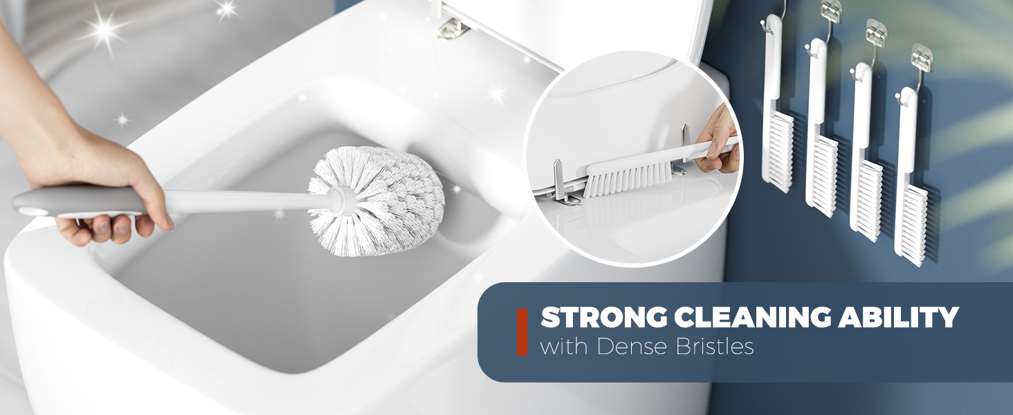 toilet bowl brush and holder