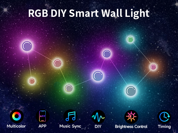 RGB DIY Smart Wall Light