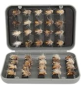 Joyzan Fly Fishing Flies, Fly Fish Lure Kit Accessory Flyfishing Gear Floating Lures Dry Insect A...