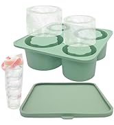 Silicone Ice Cube Tray Compatible with Owala FreeSip Sway 30oz 40oz, FreeSip Tumbler 40oz,4 Size ...