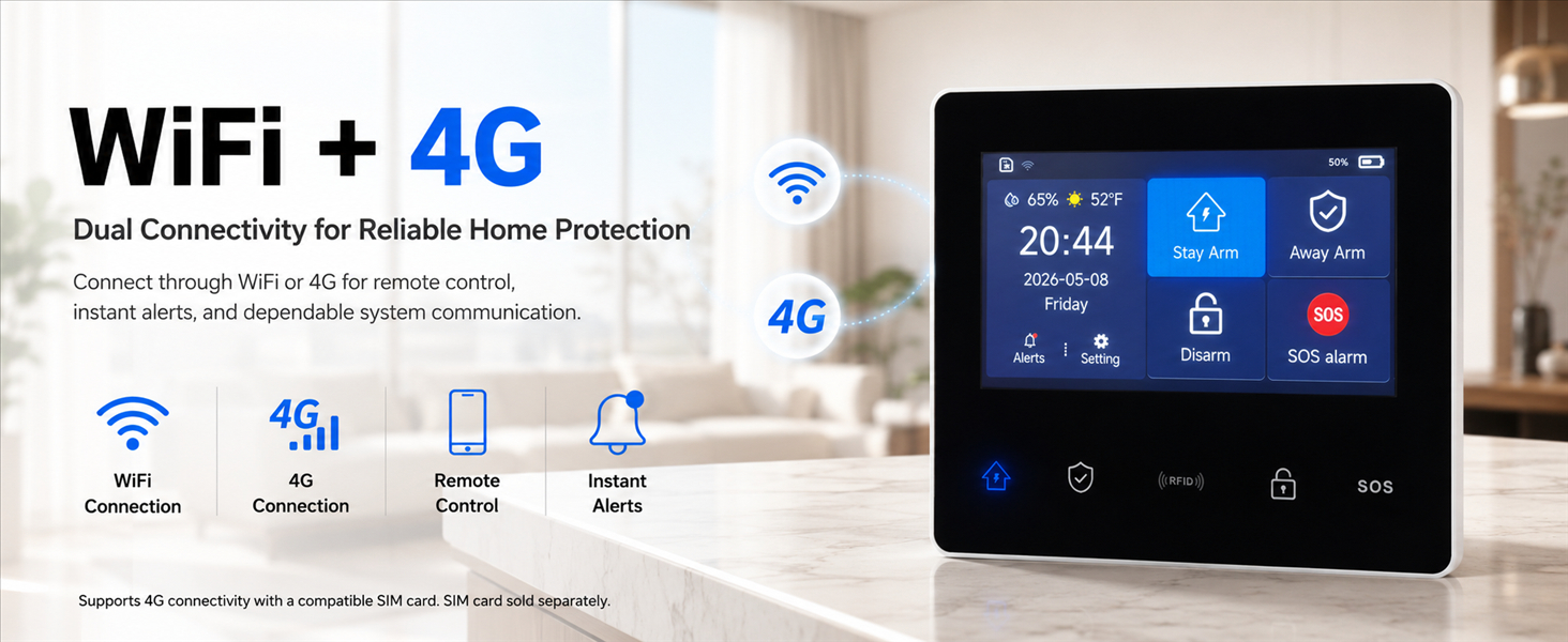 WiFi + 4G