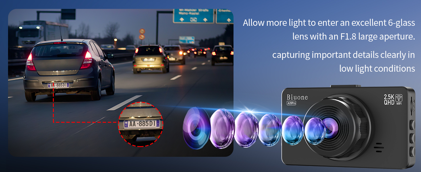 dash cam front and rear wifi