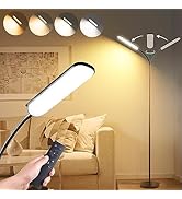 [2024 New] Floor Lamp, 18W 1800LM Super Bright LED Light Lamp with Remote &amp; Works with Smart Plug...