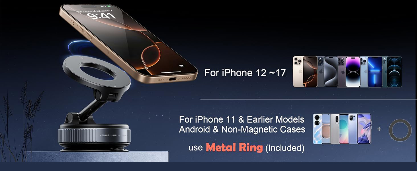 Upgrade Your Car’s Phone Mount with the Latest Vacuum Magnetic Holder