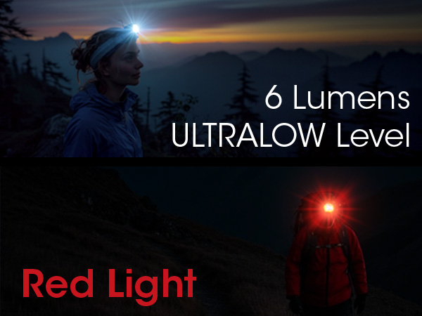 The NU25 MCT UL features a low mode and red light mode