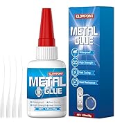 Glowpoint Metal Glue, 35g UltraStrong Adhesive for Stainless Steel, Aluminum, Iron, and More, Wat...