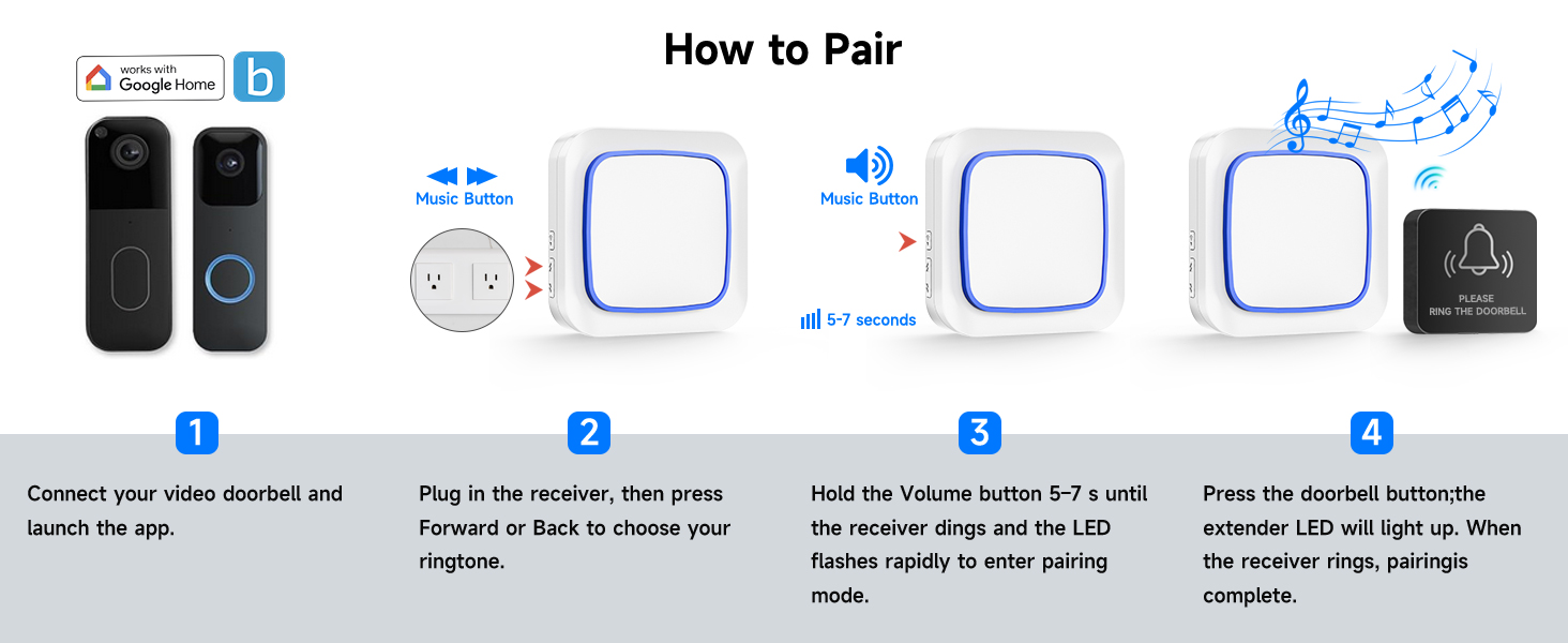 Wireless Doorbell Chime