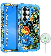 Hekodonk for Galaxy S26 Ultra Case Magnetic,[Compatible with MagSafe] Three Layer Heavy Duty Shoc...