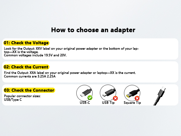 How to choose an adapter