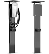 Maizengauto EV Charger Pedestal, Outdoor Electric Vehicle Charger Stand, Freestanding Charging St...