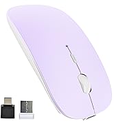 bluetooth wireless mouse purple