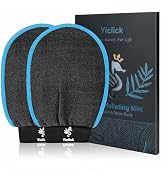 Exfoliating Gloves 2 Pcs, Exfoliating Body Scrubber for Bath Shower Exfoliation, Body Scrub Exfol...