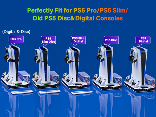 ps5 console cooling station for ps5 slim and ps5 pro