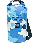 YUMQUA Waterproof Dry Bag Backpack 5L/10L/20L/30L/40L, Roll Top Floating Waterproof Storage Bags ...