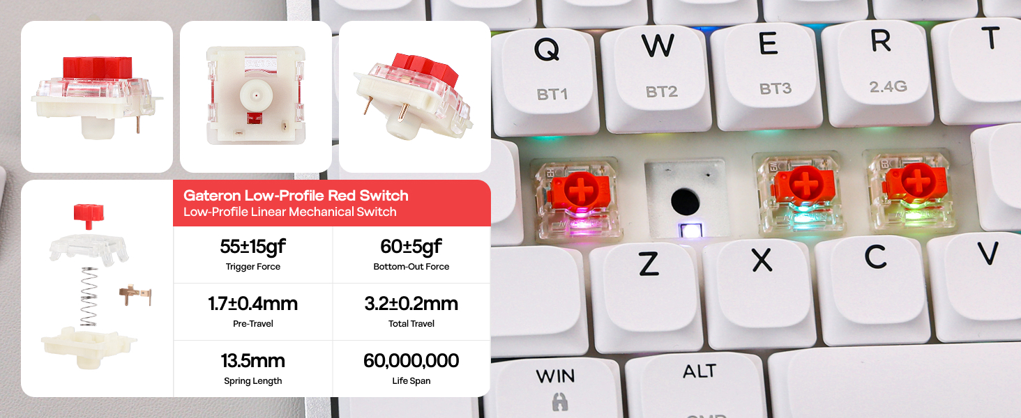 Luma84 Wireless Gaming Mechanical Keyboard