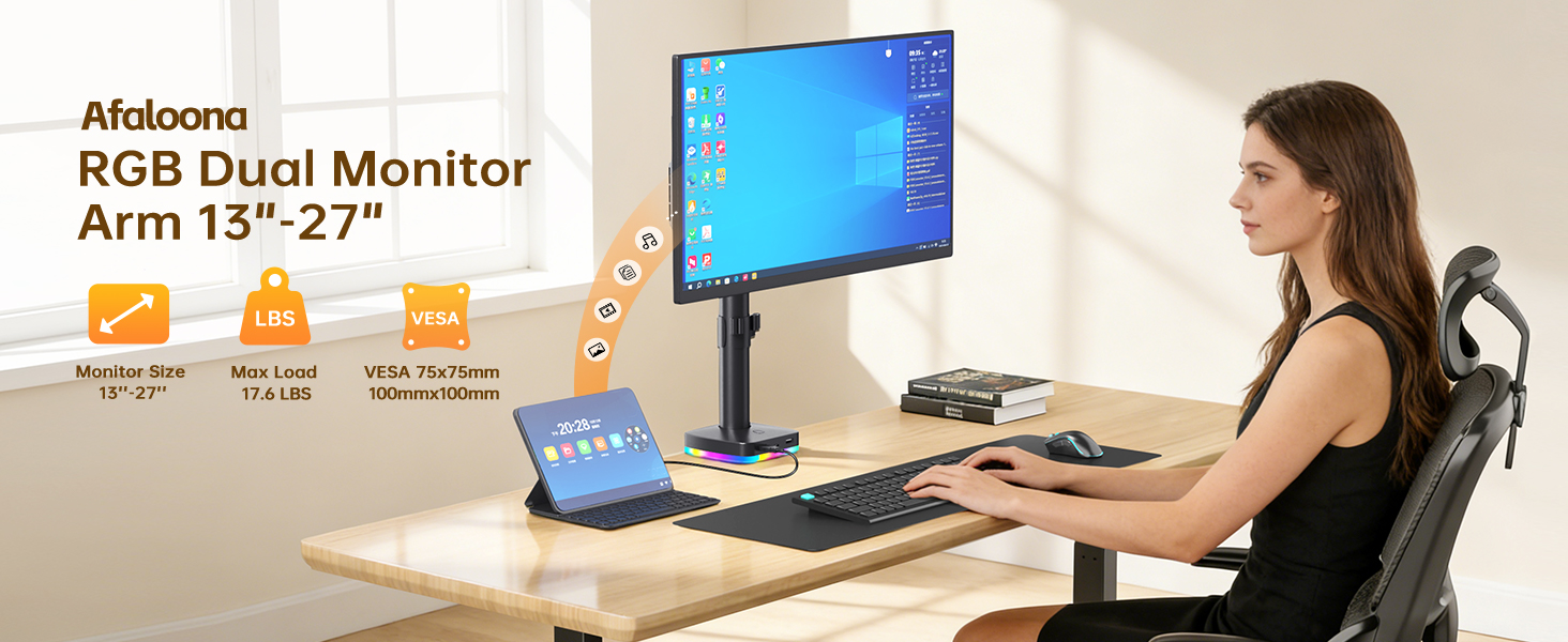 Single RGB Monitor Stand
