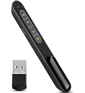 NinjaABXY Presentation Clicker, Wireless Presenter with Red Light Pointer, Clicker for Powerpoint...