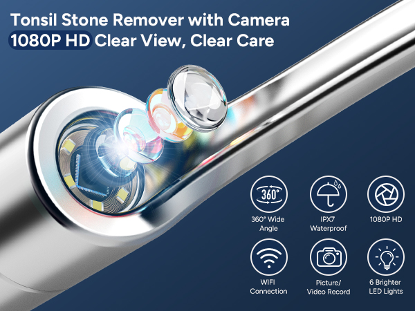 Tonsil Stone Remover with Camera
