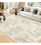 RELEANY Washable Area Rugs 5'x7' Non-Slip Modern Abstract Soft for Living Room Entryway Bedroom N...