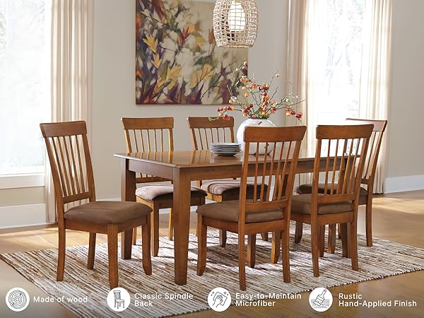 Main product Signature Design by Ashley Berringer dining chairs in rustic brown