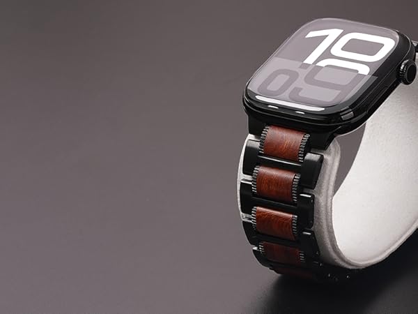 apple watch woode band